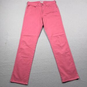 Peter Millar Pants Mens 32 X‎ 33 Signature Sateen Five-Pocket Pink Preppy Casual